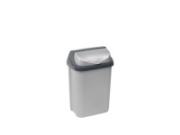 Keeper Odpadkový kôš Roll-Top strieborný 10 l, 39 x 25,5 x 19 cm