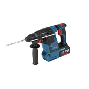 Modré aku vŕtacie kladivo Bosch Professional GBH 18V-26 s SDS Plus skľučovadlom, hĺbkovým dorazom, 18V.
