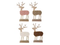 Boltze Dekoratívna figúrka jelena rôzne druhy 5 x 13 x 23 cm, 1 ks