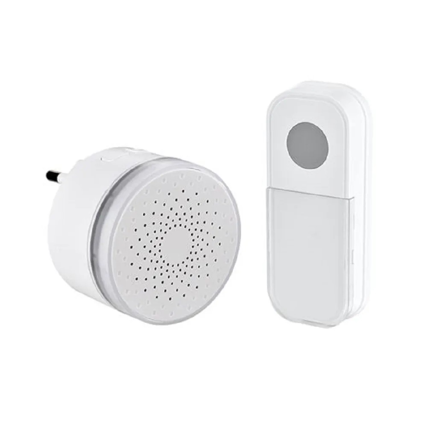 E-shop SOLIGHT Bezdrôtový domový zvonček mini 1L77 do zásuvky, learn. code, 180m, biela