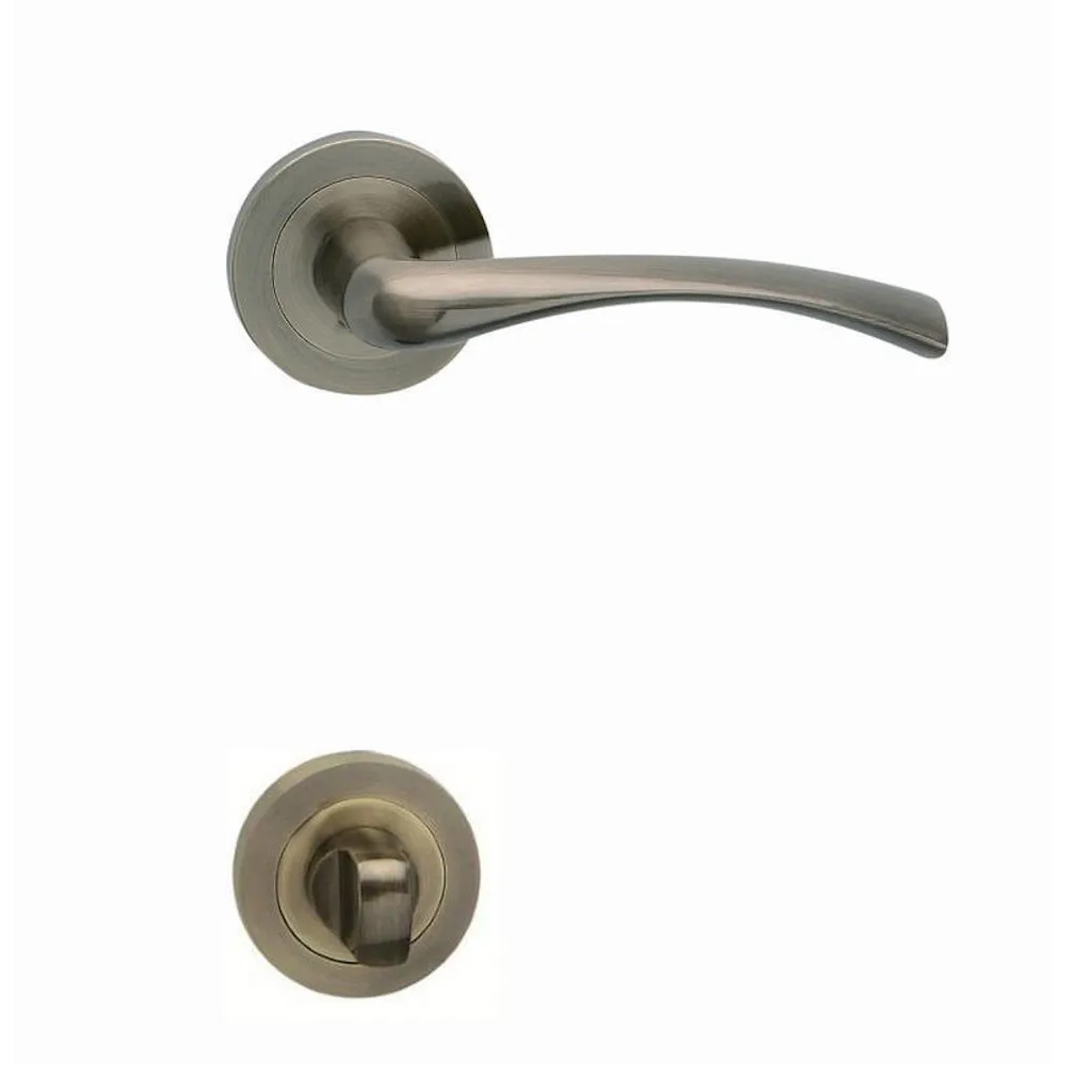 E-shop COBRA Rozetové kovanie Sina - R WC, česaný bronz