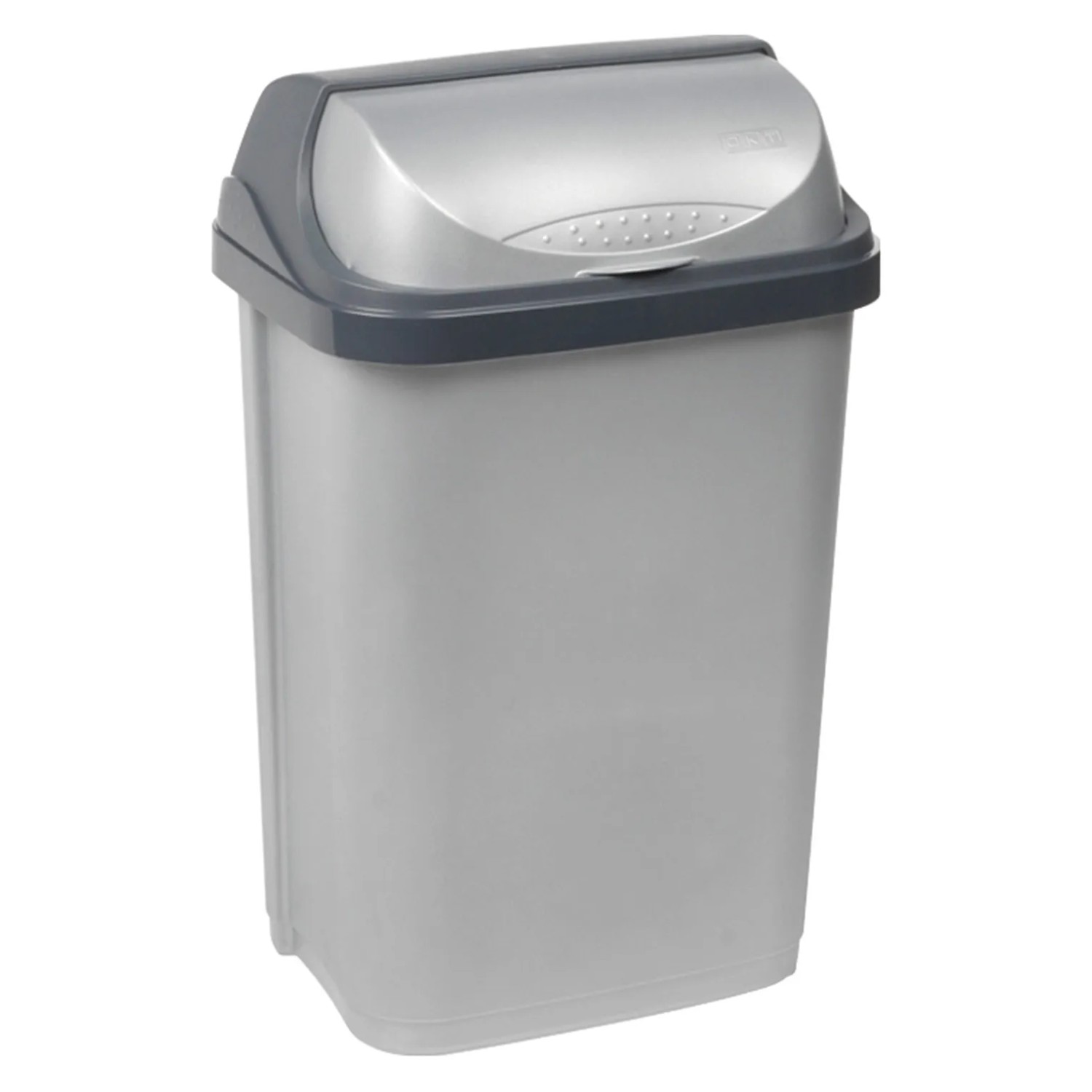 E-shop Keeper Odpadkový kôš Roll-Top strieborný 25 l, 54 x 34 x 26 cm