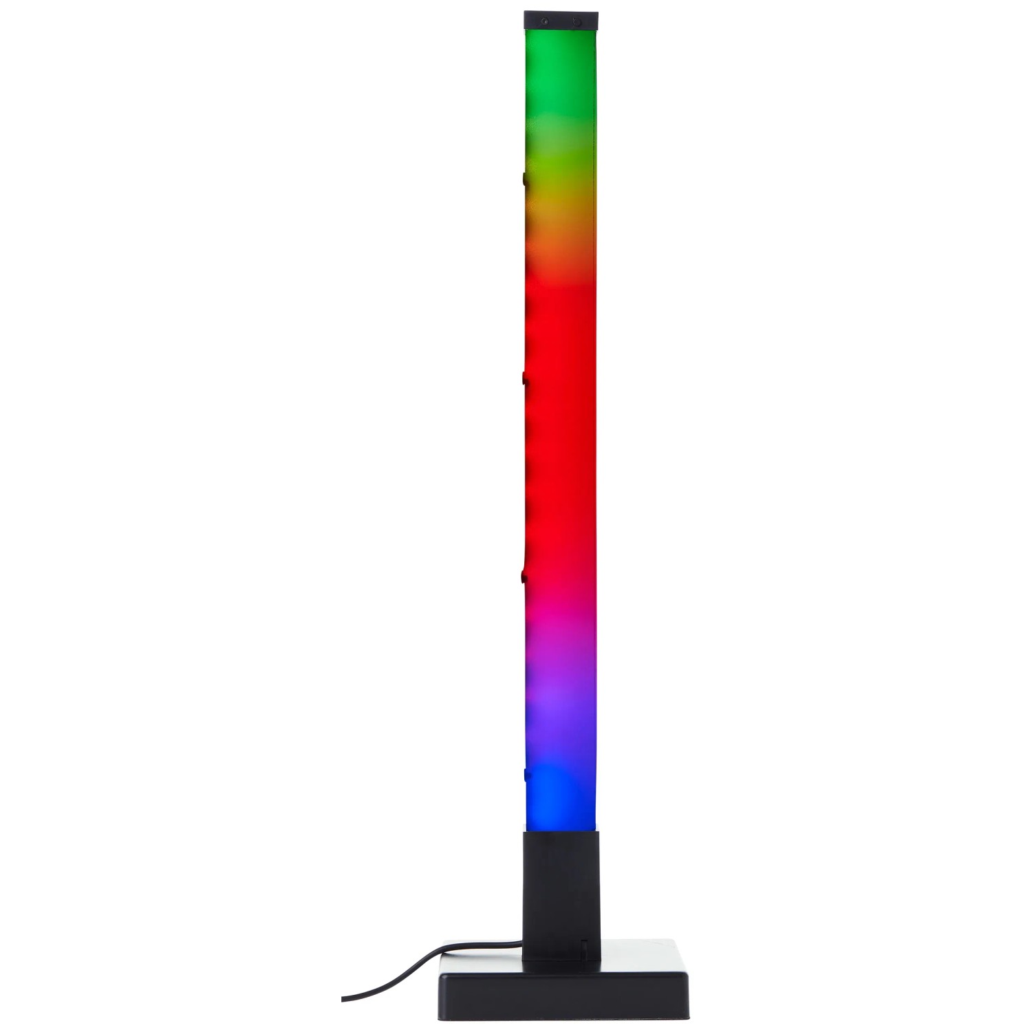 E-shop Brilliant LED stolná lampa Neele čierna 3 W, 65 lm, RGB, 50 x 12,5 x 12,5 cm