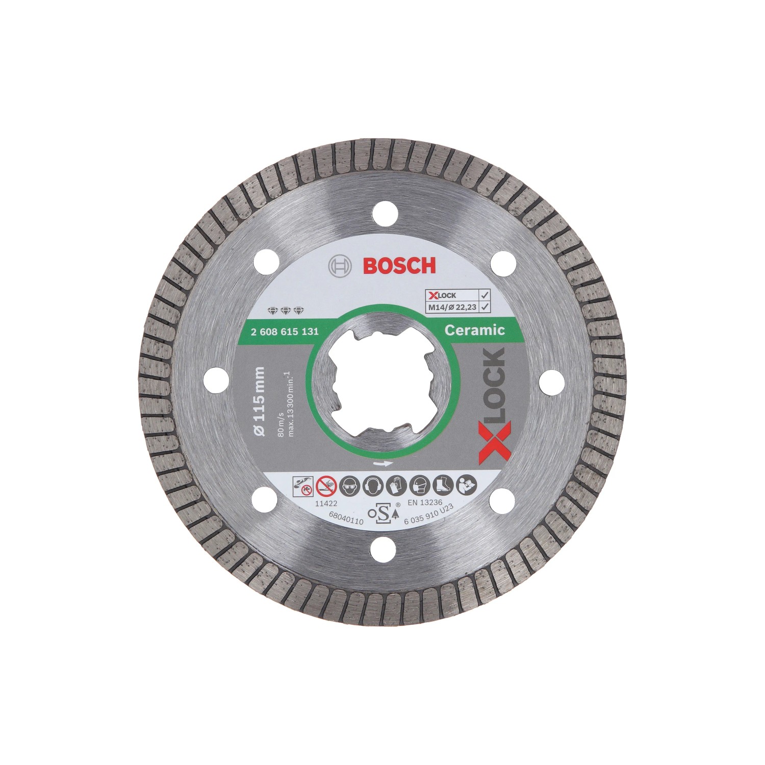 E-shop Bosch Diamantový rezný kotúč Expert X-Lock, Ceramic, pr. 115 mm