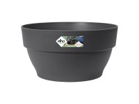 Elho Kvetináč Vibia Campana Bowl, antracitová, pr. 34 x 17 cm