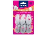 Vitakraft Hračka pre mačky - 6 myšiek, 5 cm