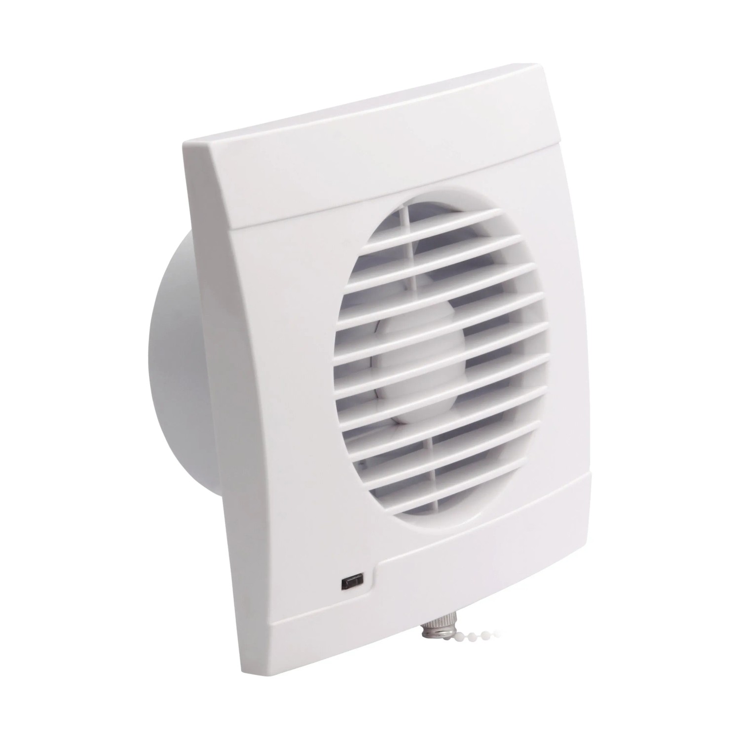 E-shop Kanlux Potrubný ventilátor AERO RK100 s guľ. ložiskami, ťahový vypínač, vidlica
