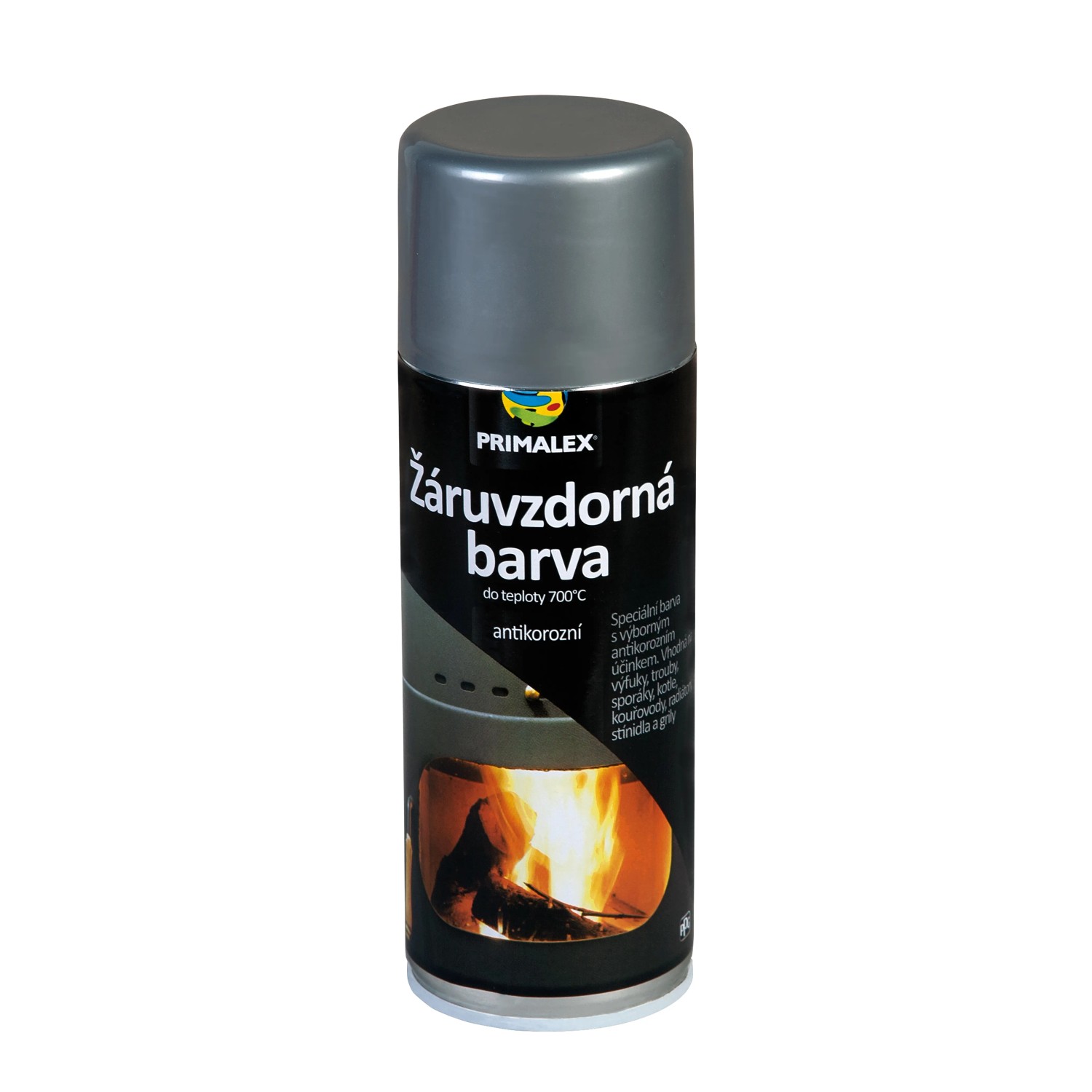 E-shop PRIMALEX Žiaruvzdorná farba v spreji do 700 ° C strieborná 400 ml