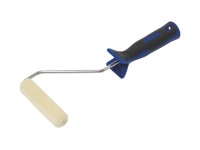 LUX-TOOLS Velúrový valček 2K Softgrip čierno - modrý 10 cm