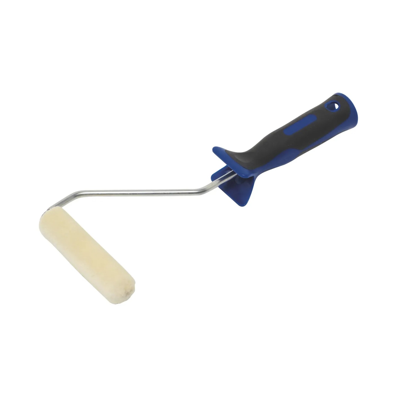 E-shop LUX-TOOLS Velúrový valček 2K Softgrip čierno - modrý 10 cm
