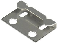 Kovalex Montážny klip koncový, nerezová oceľ, strieborná, 10 ks