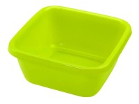 Heidrun Umývadlo štvorcové, plast, zelená, 6 l