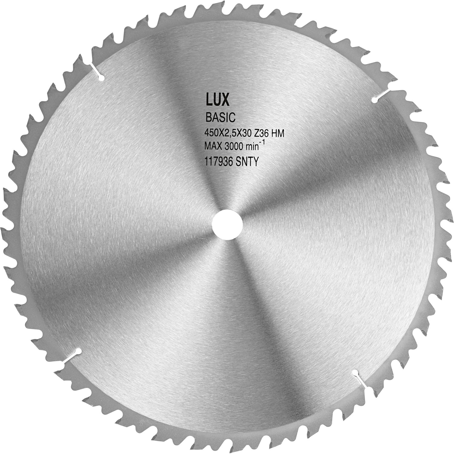 E-shop LUX-TOOLS List kotúčovej píly zo spekaného karbidu na drevo priemer 450 mm, 36 z