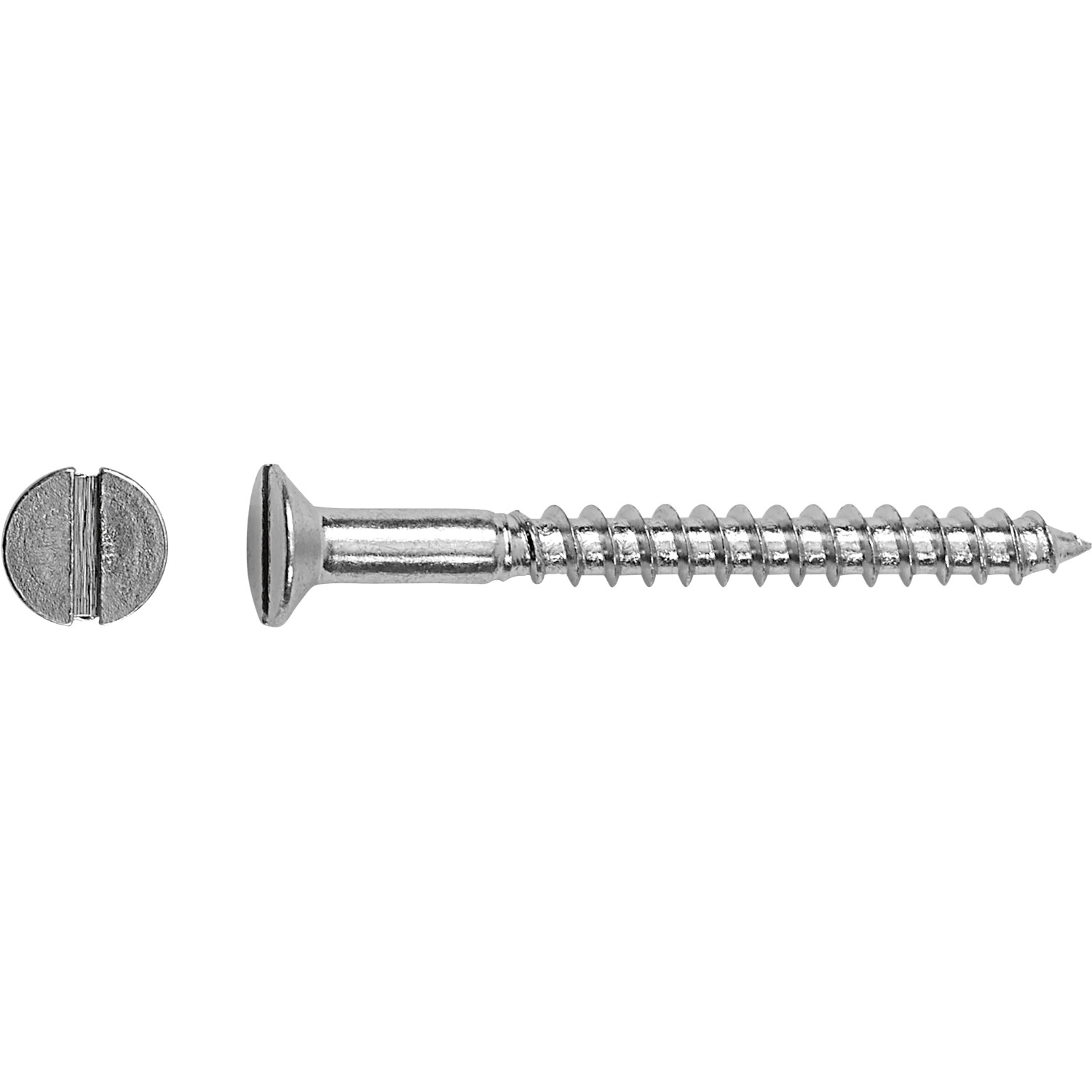 E-shop Skrutka do dreva so zápustnou hlavou PZ bielo pozinkovaná 3 x 40 mm, 25 ks