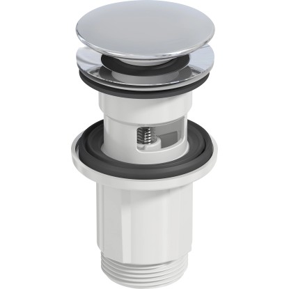 Prevex Umývadlová výpust click-clack 1 1/4", nerezová oceľ