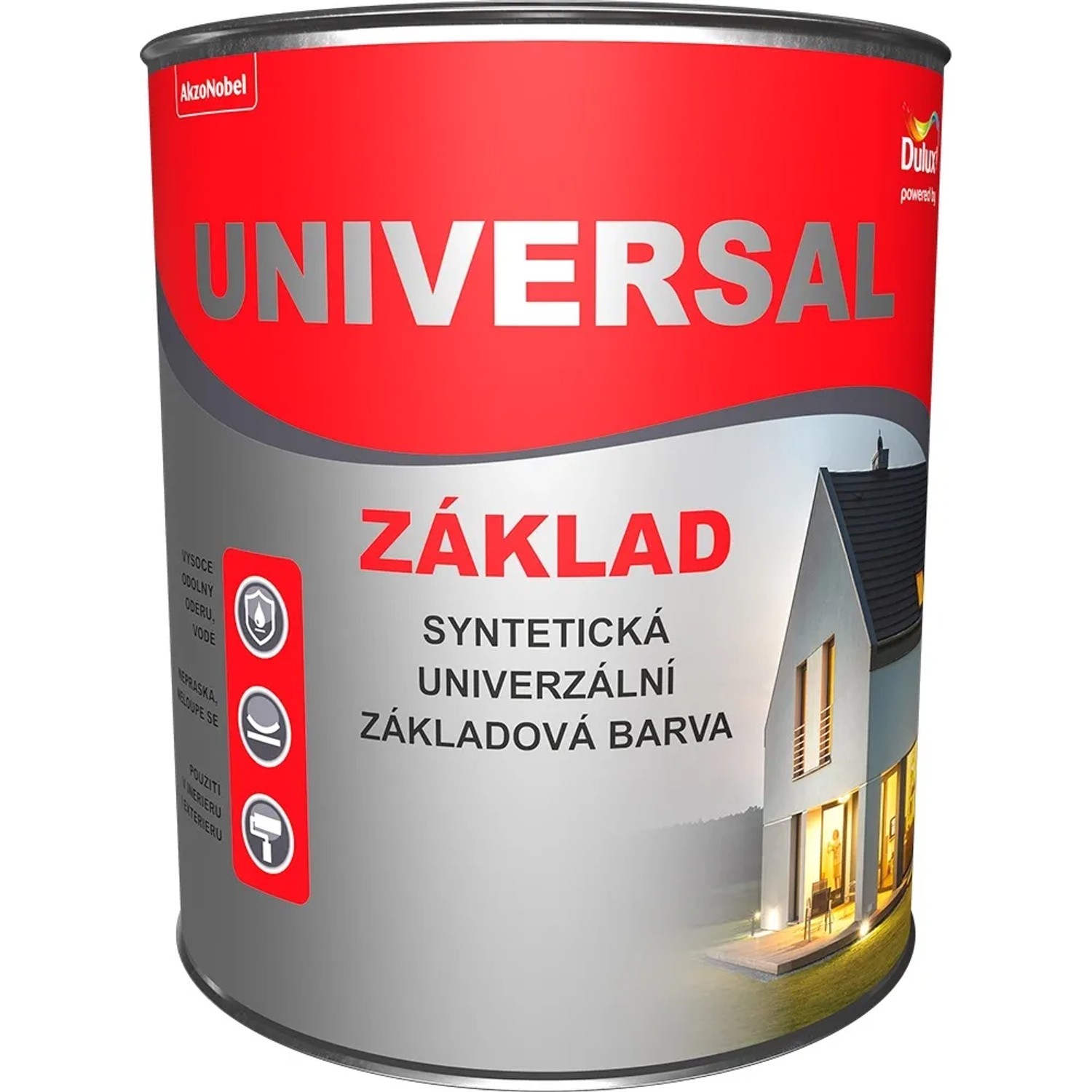 E-shop Dulux Antikorózna základná farba UNIVERSAL ZÁKLAD 0110 sivá 0,75 l