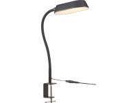 Svietidlo LED CIRELLA s upínaním, čierne, cca 65 x 6 x 9 cm