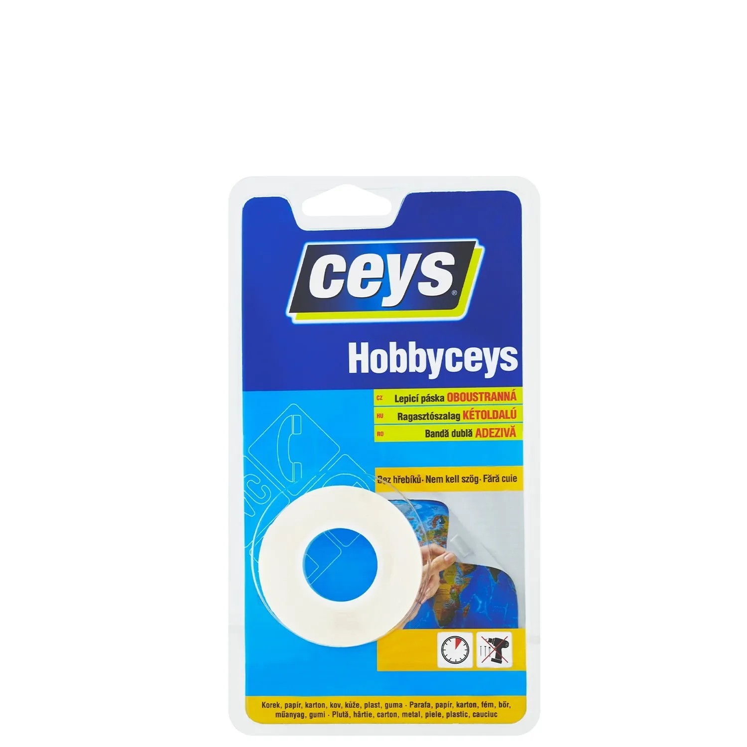 E-shop Ceys Obojstranná lepiaca páska HOBBYCEYS 2 m x 15 mm