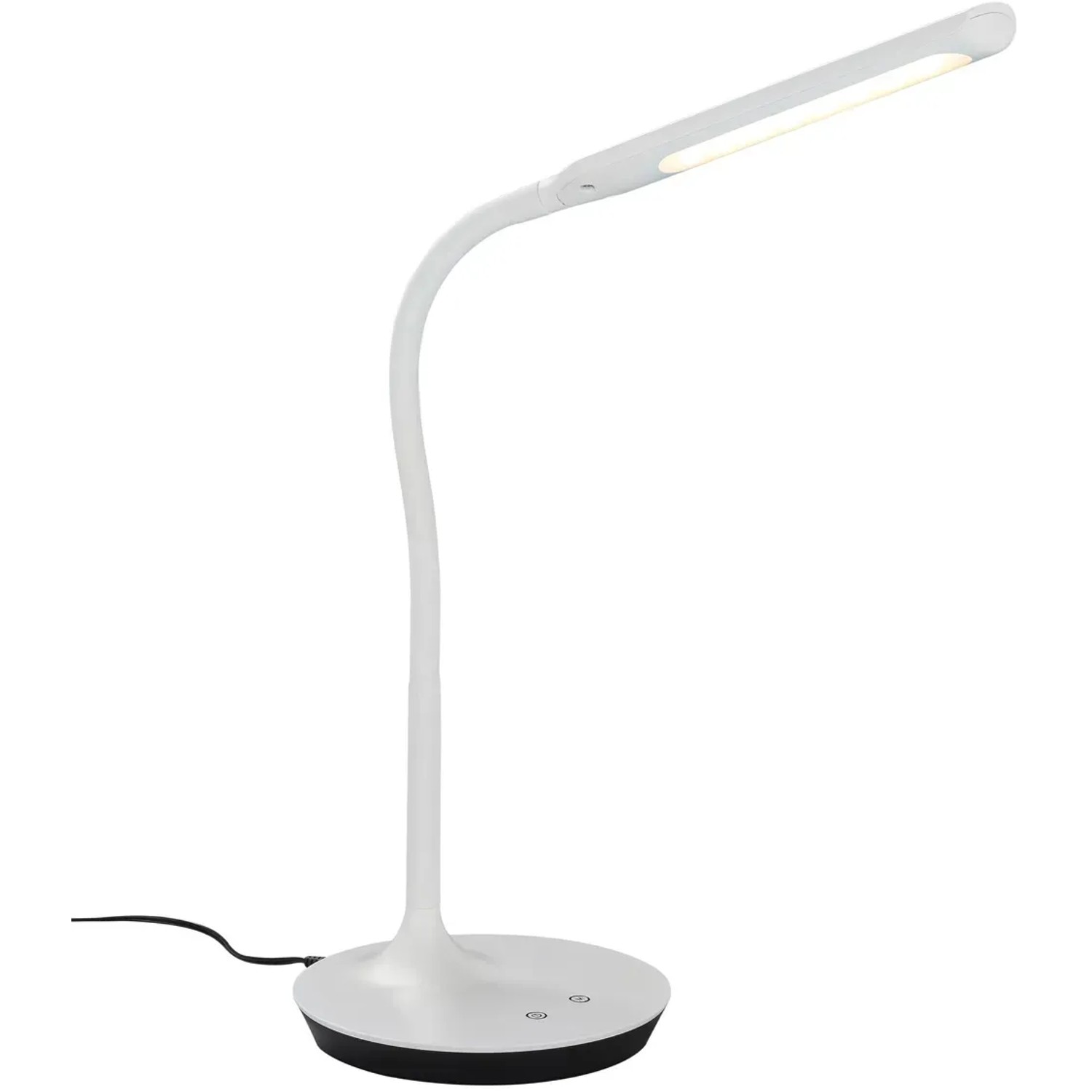 E-shop Trio LED dotyková stolová lampa Polo biela