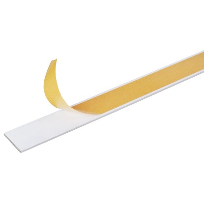 Plochá tyč samolepiaca 2 mm x 20 mm x 2600 mm s plastovou povrchovou úpravou