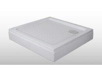 Sanotechnik Sprchová vanička s krytom P18, štvorec, akrylát, 80 x 80 x 15 cm