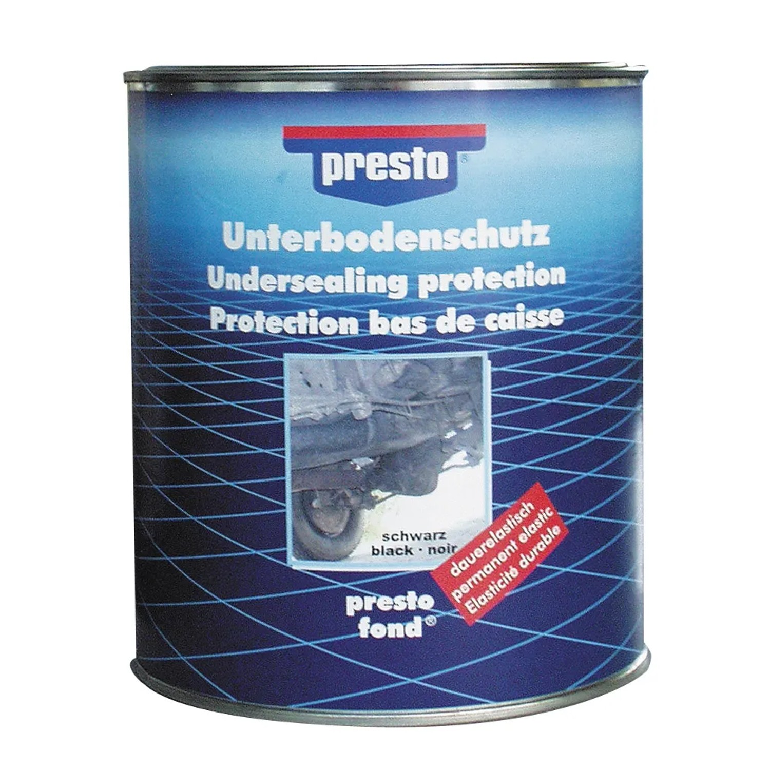 E-shop Presto ochranu podvozku na báze bituménu 2,5 kg čierny