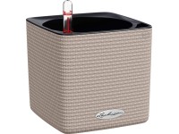 Lechuza Samozavlažovací kvetináč CUBE Color 14 piesková hnedá, 14 x 14 x 13,5 cm