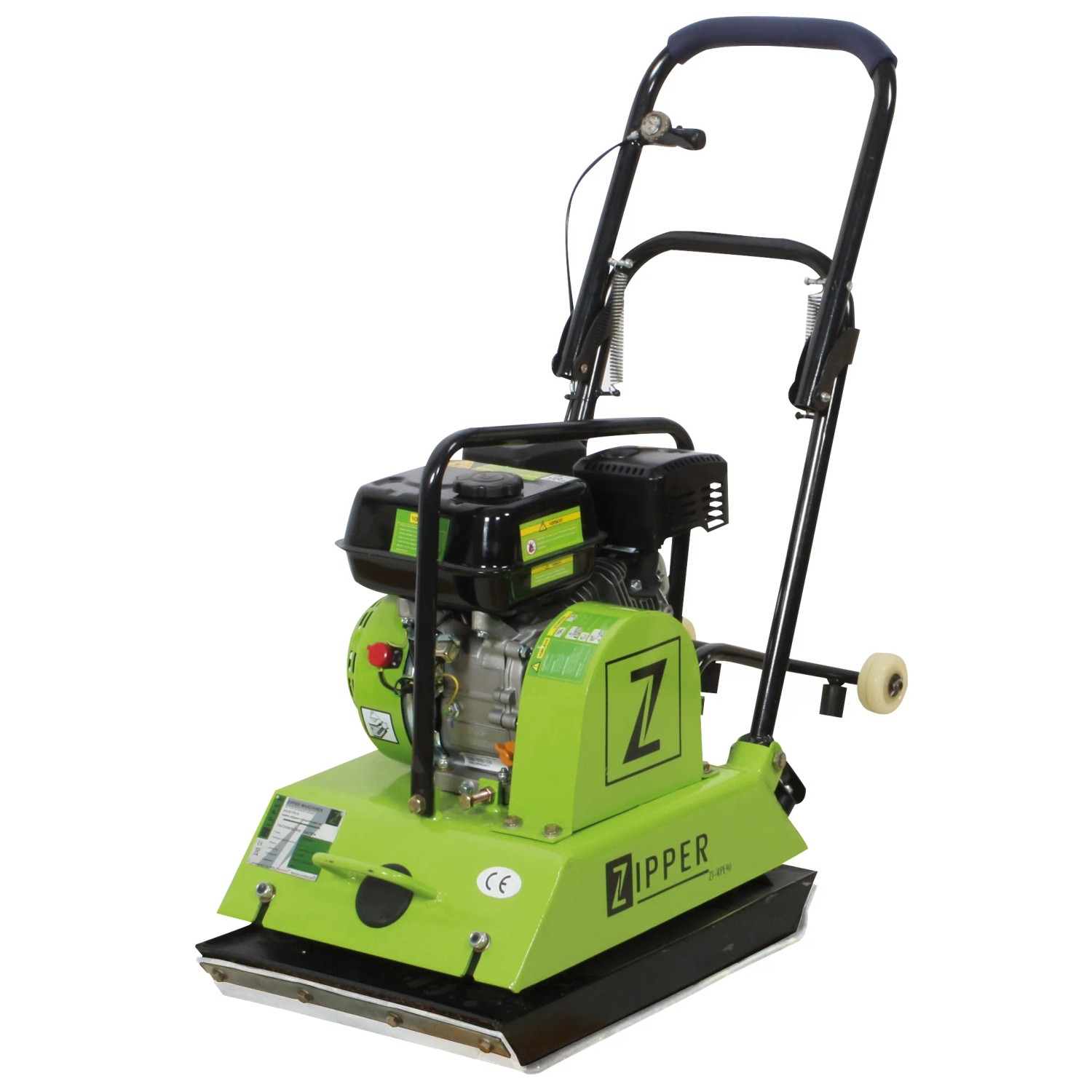 E-shop Zipper Vibračná doska ZI-RPE90 vrát. gumovej podložky a podvozka 90 kg, 4 kW