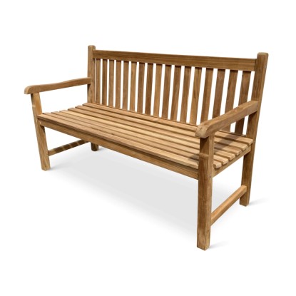 Záhradná lavica Roma 150, teak, 64 x 150 x 91 cm