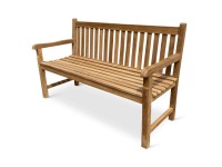 Záhradná lavica Roma 150, teak, 64 x 150 x 91 cm