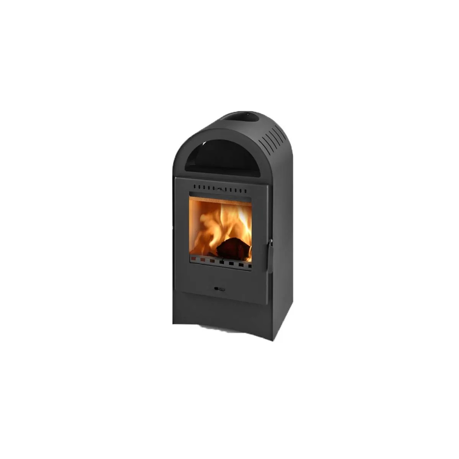 E-shop Thorma Krbové kachle Basel II, 7 kW, čierna, 88 x 42 x 35,5 cm