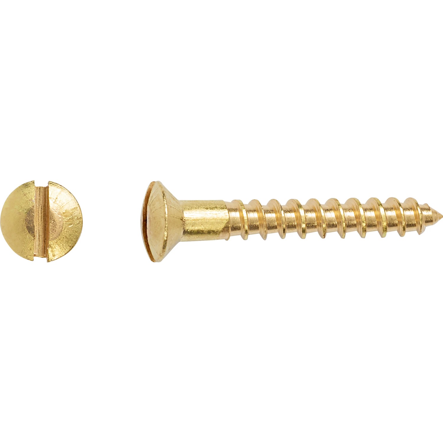 E-shop Skrutka do dreva so šošovkovou hlavou PZ mosadzný 2 x 12 mm, 25 ks