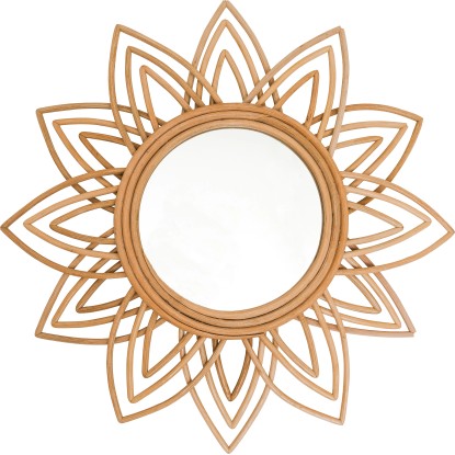 Nástenné zrkadlo Safari Adventure prírodné, pr. 50 cm