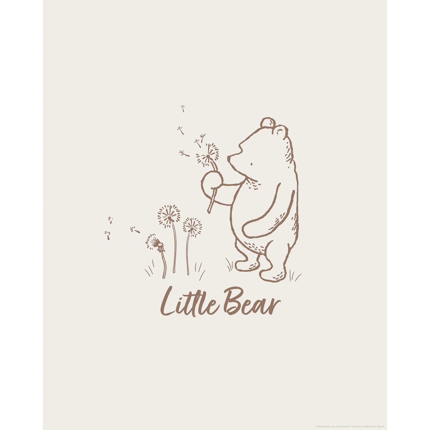 E-shop Komar Plagát Disney Winnie the Pooh Little Bear 40 cm x 50 cm