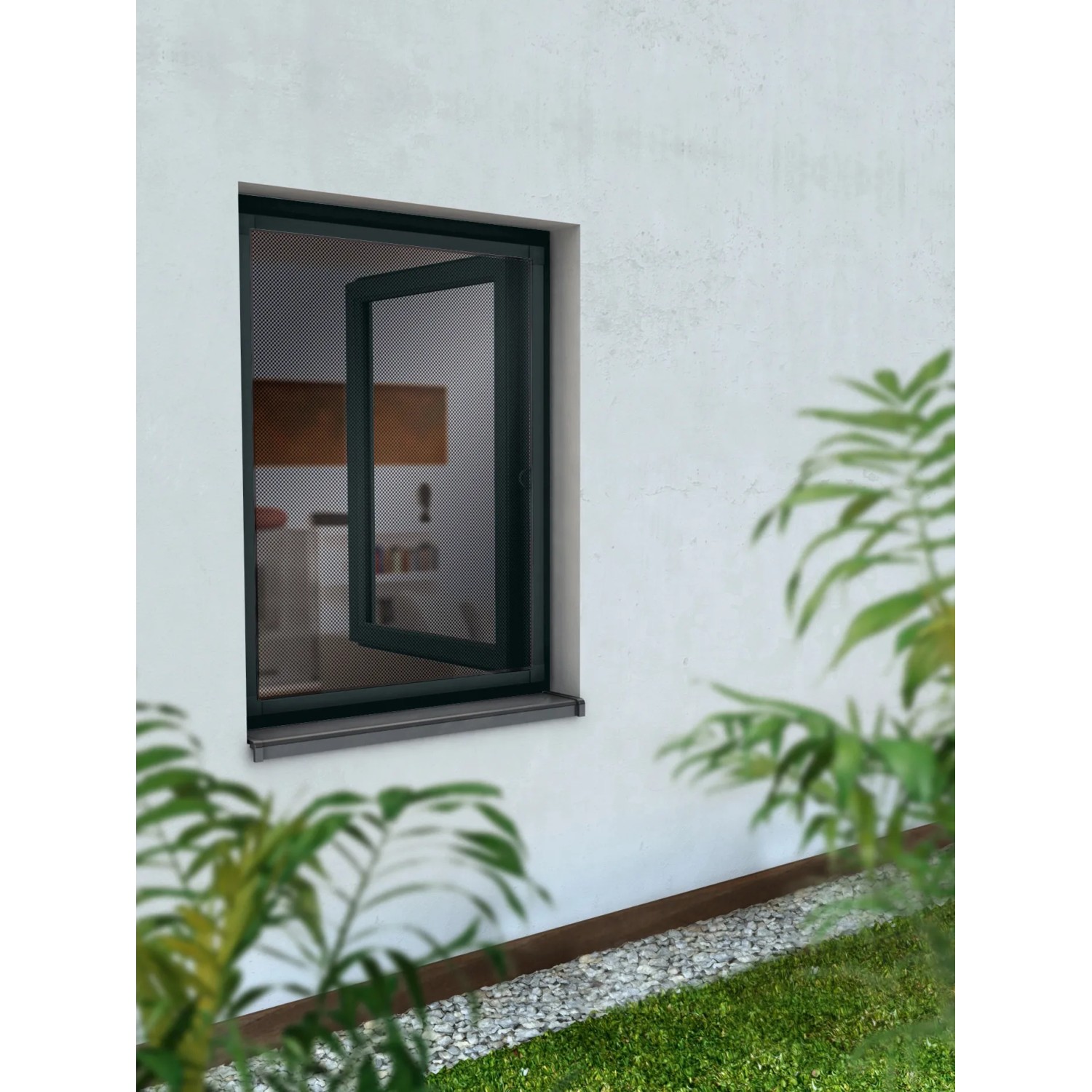 E-shop OBI Hliníkový rám okenný 100 x 120 cm antracit