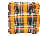 Podsedák karo, rôzne farby, 42 x 42 x 8 cm
