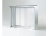 Biohort Zadná stena pre WoodStock 150 tmavo sivá, 145,5 x 1,1 x 196,5 cm