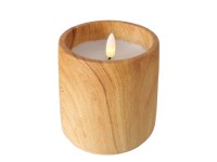 Boltze Home LED sviečka Yuna prírodná pr. 9 x 10,5 cm, 1 ks