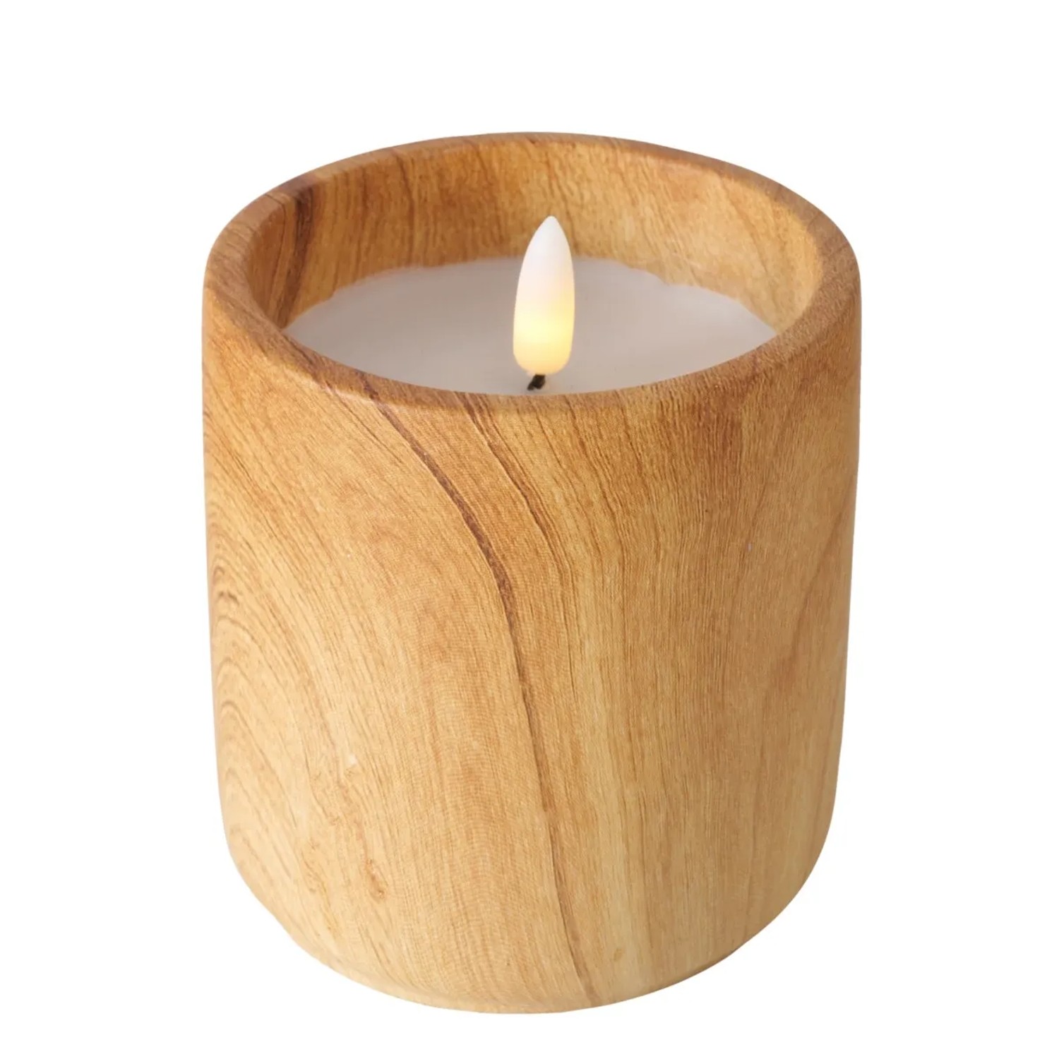 E-shop Boltze Home LED sviečka Yuna prírodná pr. 9 x 10,5 cm, 1 ks