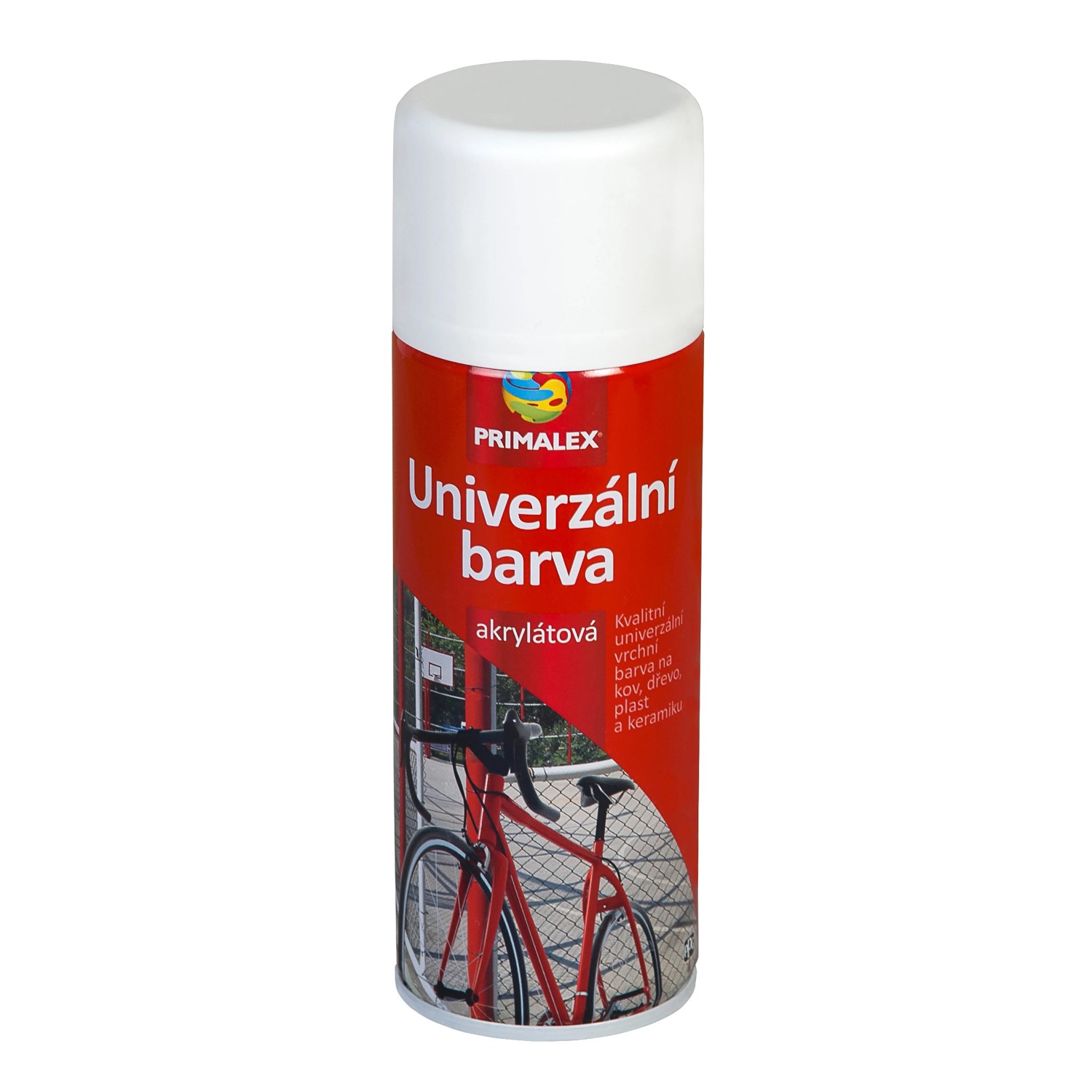 E-shop PRIMALEX Univerzálna farba v spreji RAL 9010 biela matná 400 ml
