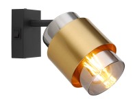 GLOBO Nástenné svietidlo MILLEY čierna E27 40 W 100 x 170 x 145 mm