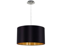 EGLO Závesná lampa Maserlo 1-ramenná čierna