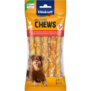 Vitakraft Pochúťka pre psov CHEWS rolls kuracie M, 5 ks