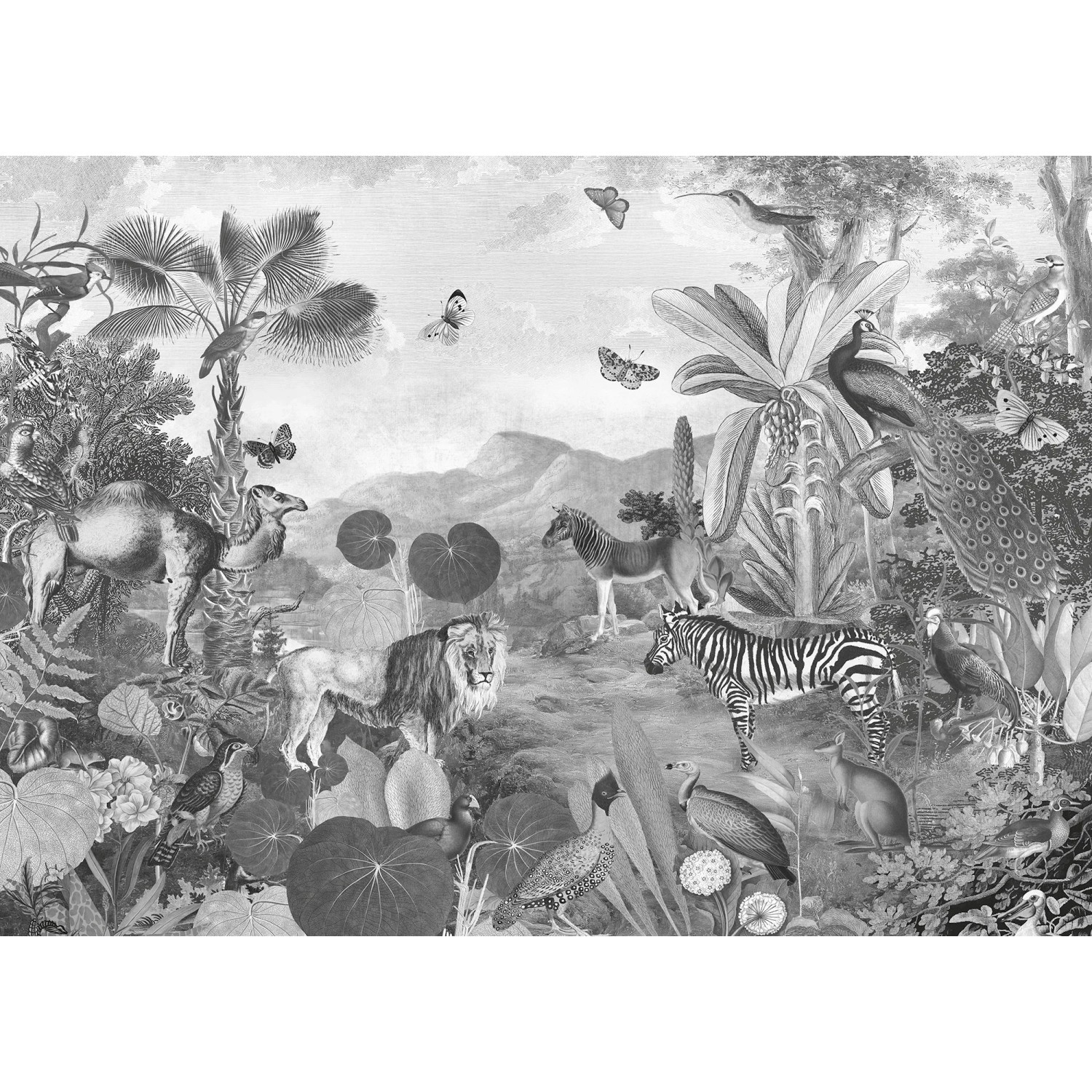 E-shop Komar Vliesová fototapeta Flora and Fauna 350 x 250 cm