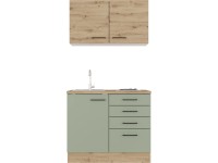 Flex-Well Kuchyňa Cara 100 cm/typ 1 - varná doska/drez