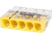 WAGO Inštalačná svorka 2273 PUSH WIRE 5 plných vodičov, max. 2,5 mm2, 10 ks WAGO Inštalačná svorka 2273 PUSH WIRE 5 plných vodičov, max. 2,5 mm2, 10 ks