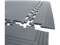 Küpper Dielenská podlahová dlažba Tough-Lock Eco s nopkami kraj roh 58,5x8cm 4ks