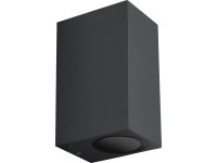 Vonkajšie nástenné svietidlo Ottana, IP44, čierna, 15 x 7 x 9 cm