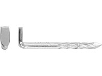 Hák oceľový s drážkou, 4 x 40 mm, 10 ks Hák oceľový s drážkou, 4 x 40 mm, 10 ks
