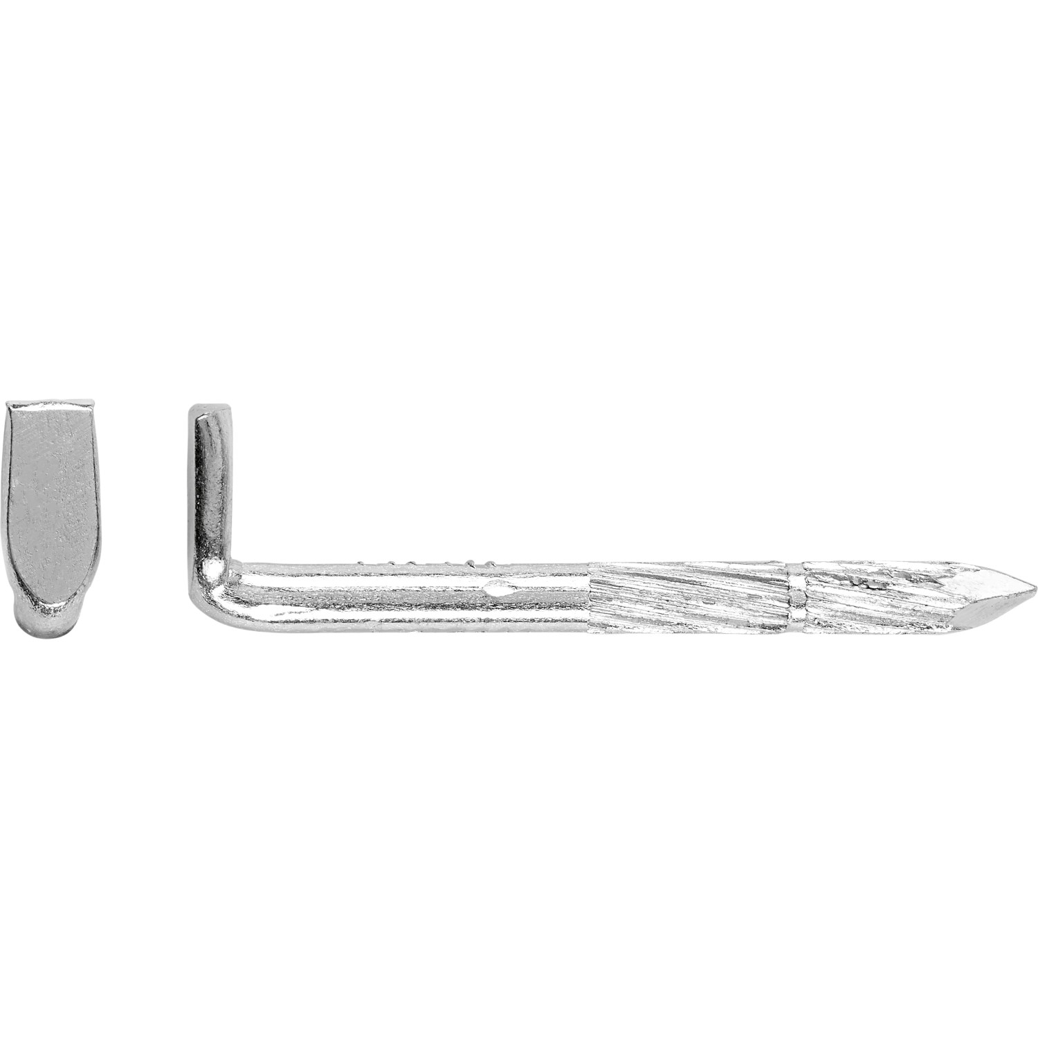 E-shop LUX-TOOLS Oceľový hák s drážkou pozinkovaný pr. 4 x 40 mm, 10 ks